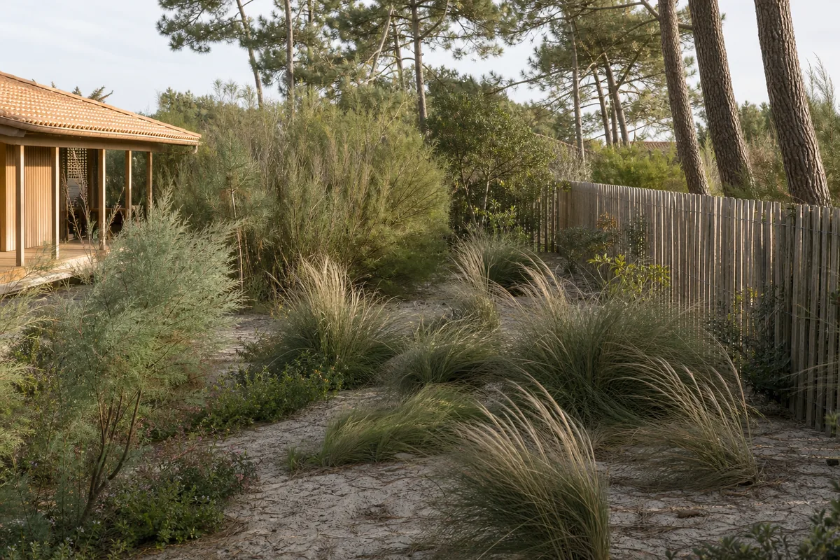 Paysagiste à Capbreton : la palette qui tient au sel et au vent