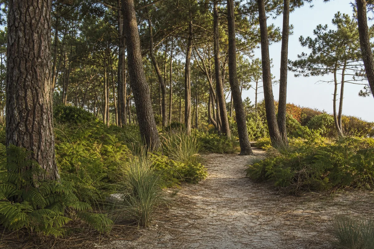 Paysagiste à Seignosse (40) : jardin sous les pins et dunes